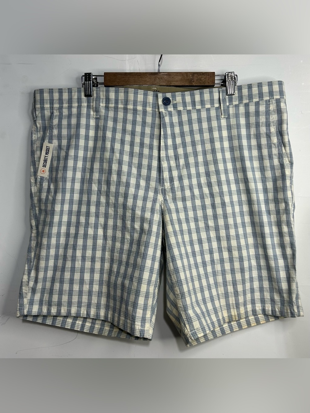 5 for $25🔥Dockers Plaid Flexible Waistband Shorts Size 40- New